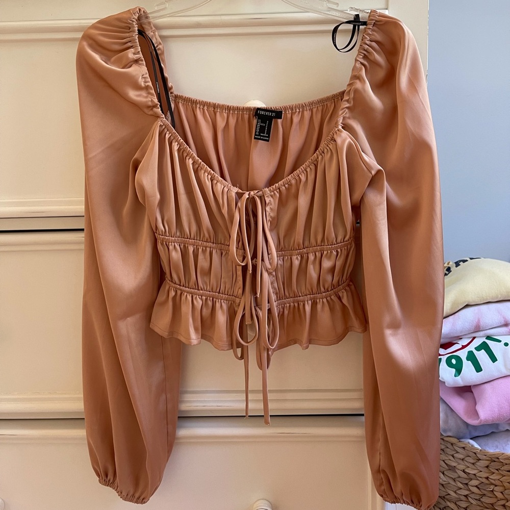 Forever 21 Tie Shirt